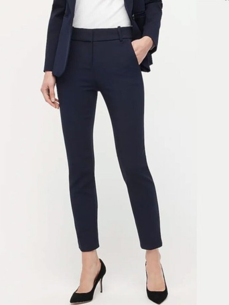 J Crew - Cameron Ankle Pant - Navy - Size 6 - Nwt